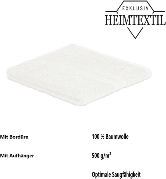 Handtuch 4er Set 50 x 100 cm Weiss Bild 6