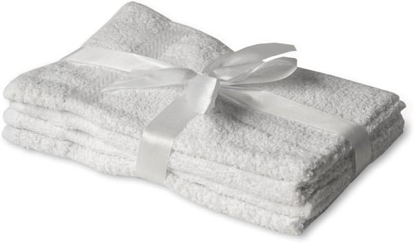 Handtuch 4er Set 50 x 100 cm Weiss Bild 3