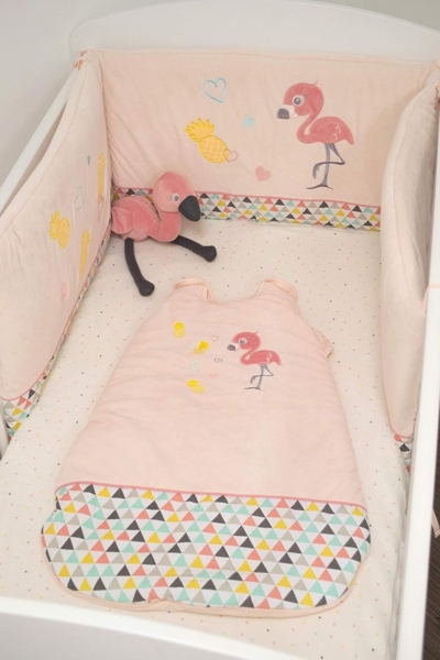 Domiva Wickelauflage + Bezug Flamingo Bild 2