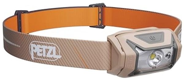 Petzl Tikka Core Stirnband-Taschenlampe Braun Tasten Akkustand IPX4 LED