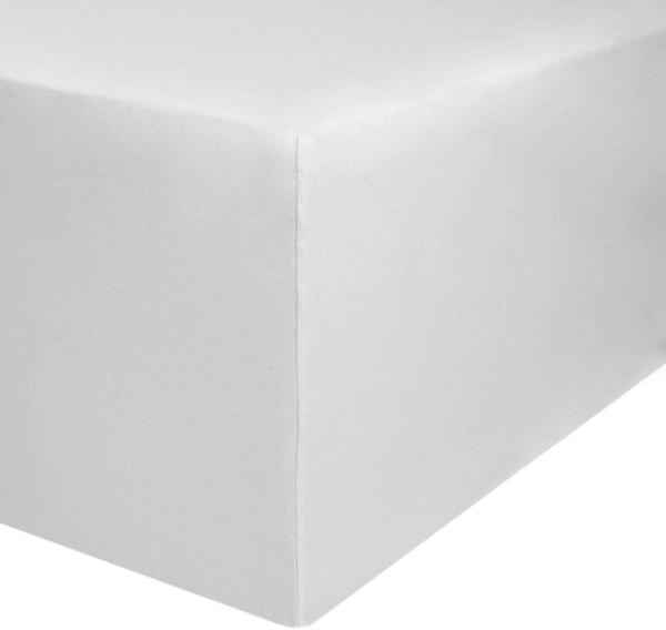 AVANTGARDE Premium Spannbetttuch - 140x200 cm -160x220 cm - 40cm Steg - auch für Boxspringbett & Wasserbett - Spannbettlaken ca. 170g/m² - Bettlaken 100% Jersey Baumwolle, ÖKO-TEX (01 Weiß) Bild 5