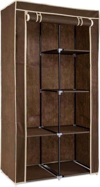 Navaris Stoffschrank Stoff Kleiderschrank - 88 x 170 x 45 cm - faltbar aus Vlies (1-St)