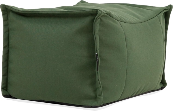 icon Sitzsack Fußhocker aus Olefin „Bud“, mit Füllung, Made in Germany, Sitzhocker, Sitzkissen, Fußstütze, Fußhocker