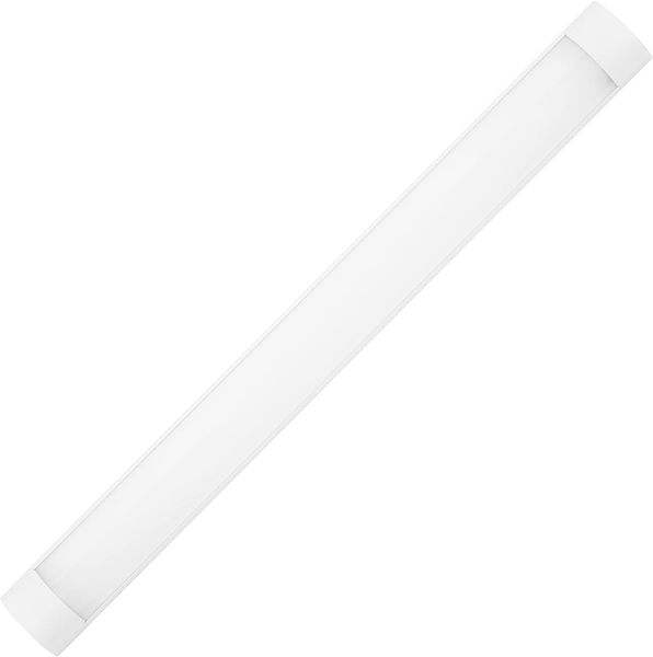 REV CRISTAL LED Lampe, Lampe Decke, Werkstattleuchte, 48W, 4800 Lumen, LED Leuchte 4000k, 120 x 12 x 3 cm, weiss