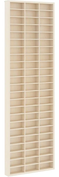 vidaXL Wanddisplay-Case mit Regal Beige 30 x 4,5 x 96 cm Holzwerkstoff 42015613