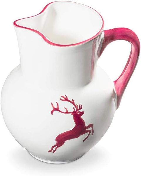 Gmundner Keramik Krug Wiener Form (1,5L) Roter Hirsch