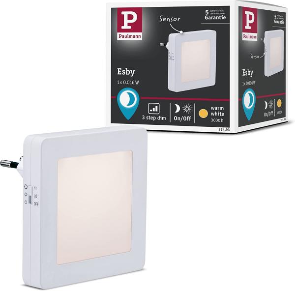 Paulmann NACHTLICHT 28LM 2700K WEIß (ESBY MIT SENS 25L501)