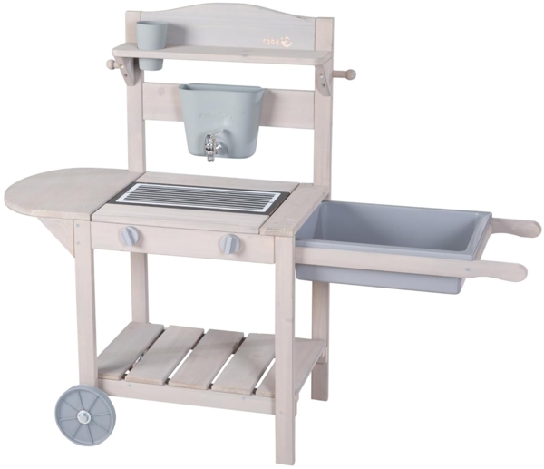 roba Spiel- und Matschküche 'BBQ' - HxBxT: ca. 89 x 114 x 37 cm - Grau