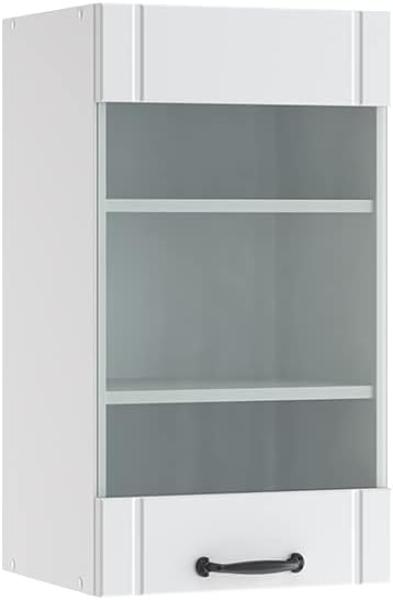 Vicco Hängeglasschrank 40 cm FAME Line Küchenschrank Küchenzeile Landhaus Weiß