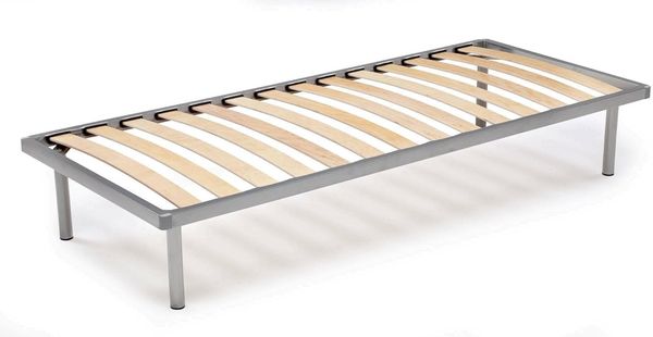 Talamo Italia - Orthopädisches Einzelbett Lattenrost Mareta, orthopädisches Untergestell aus Birkensperrholz mit 14 Latten, 100 % Made in Italy, 80 x 200 x 34 cm