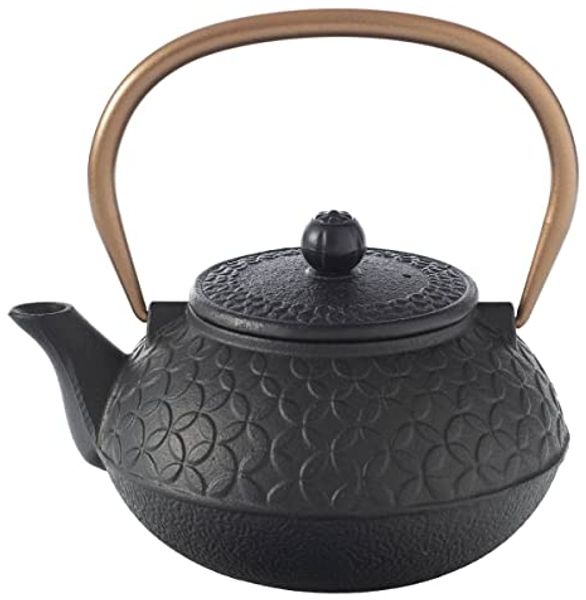 BLACK FLOWER Teekanne, 1 L, schwarz - Secret de Gourmet