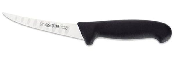 Johannes Giesser Messerfabrik Ausbeinmesser mit Kullenschliff Messer, Grau, 13 cm