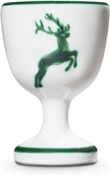 Gmundner Keramik Grüner Hirsch, Eierbecher (H: 7,5cm) Bild 2