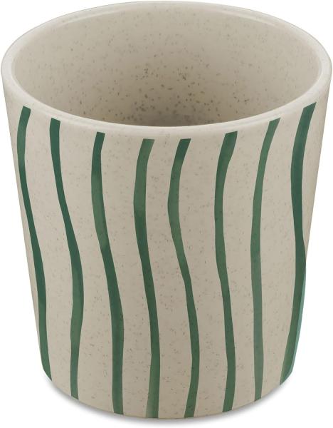 Koziol Becher-Set Connect Cup S Monstera Stripes 4-tlg, Tasse, Kunststoff, Nature Desert Sand, 190 ml, 1454700