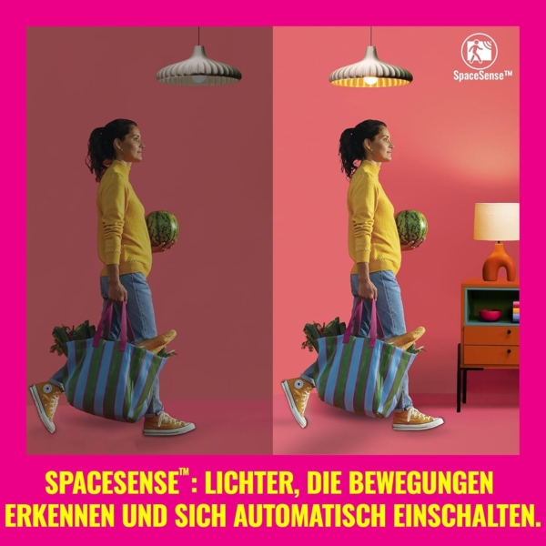 WiZ E27 smarte LED Lampe - 60W E27 Ersatz, 3er-Pack, klassischer Stil mit Weißschattierungen, WLAN/Bluetooth, Sprach- / App-Steuerung, funktioniert mit Google Home, Alexa und HomeKit Bild 4