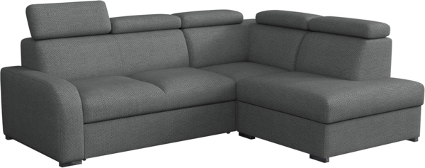 Ecksofa Apollo 2rRLXp mit Schlaffunktion und Bettkasten (Farbe: Crown 18, Seite: Rechts 2R+R+LXP)