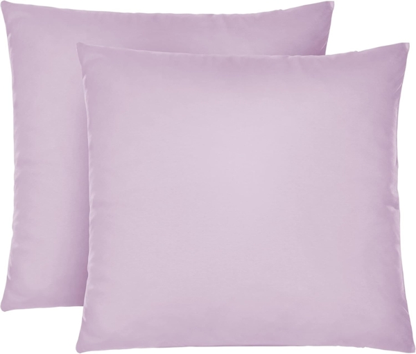 biberna Feinjersey-Kopfkissenbezug 0077144, viola, 2x 80x80cm
