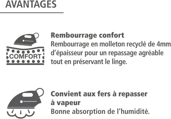 Bügeltischbezug Mod. Keramik M Bügelbrettbezug, 125x40 cm Bild 7