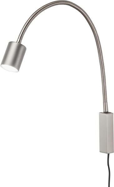 Fischer & Honsel 30499 LED Bettleuchte Flex Justi nickelfarben 3000K