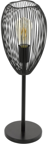 Eglo 49144 Tischleuchte CLEVEDON schwarz Ø17cm H:55cm