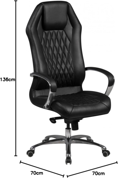 Bürostuhl MONTEREY Schwarz Bild 3