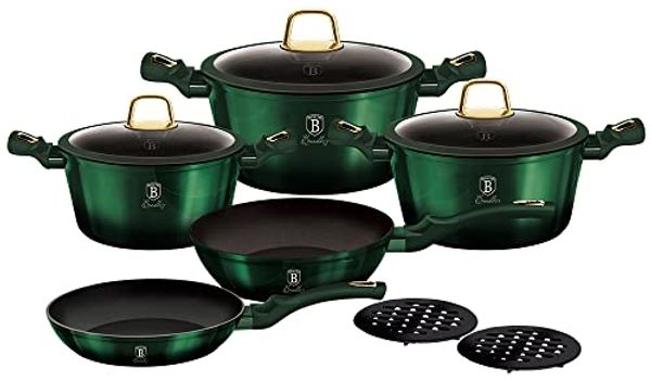Berlinger Haus Berlinger Haus Töpfe 10 Stück Metallic Emerald BH6065