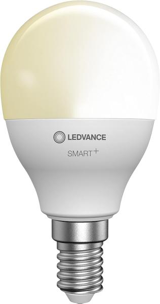 LEDVANCE Smarte LED-Lampe mit ZigBee Technologie, Sockel E14, Dimmbar, Warmweiß (2700 K), ersetzt Glühlampen mit 40 W, SMART+ Mini bulb Dimmable, 1er-Pack