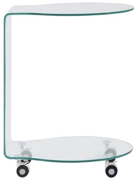 vidaXL Couchtisch 45x40x58 cm Hartglas 284725 Bild 5