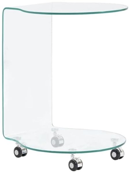 vidaXL Couchtisch 45x40x58 cm Hartglas 284725