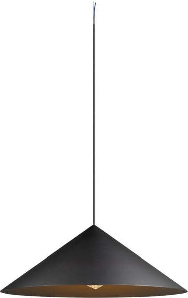 SLV MAGICO 55, Pendelleuchte, E27, Pendellänge 180cm, 1x max. 10W, matt schwarz - Pendelleuchten