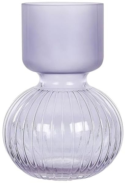 Blumenvase THETIDIO Glas 26 cm Violett