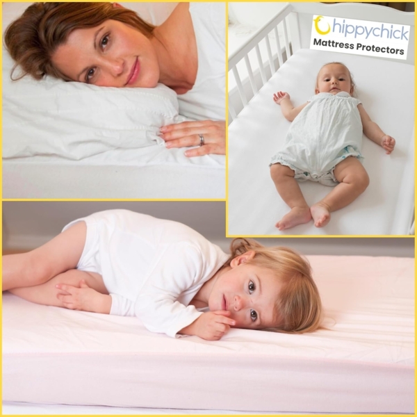 Hippychick Matratzenschutz - Spannbetttuch Babybett 60x120 - Fitted SheetKinderbett 60x120 cm Bild 17