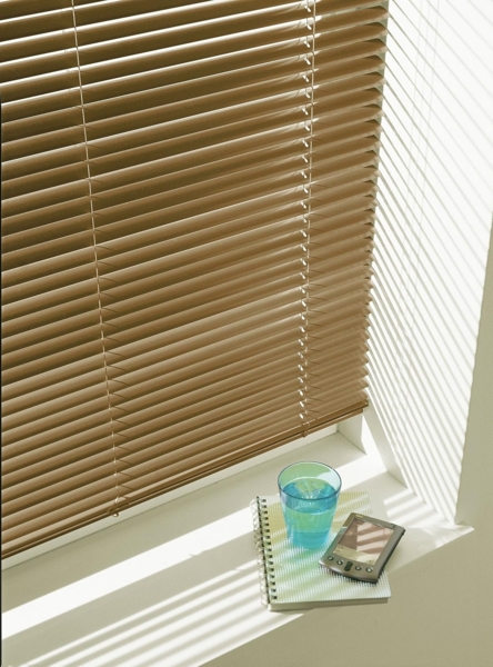 GARDINIA Alu-Jalousie, Sicht, 25 mm, Mocca, 175x100 cm Bild 6