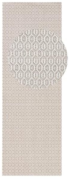 In- & Outdoorteppich Coin grau/creme - 80x200x0,8cm