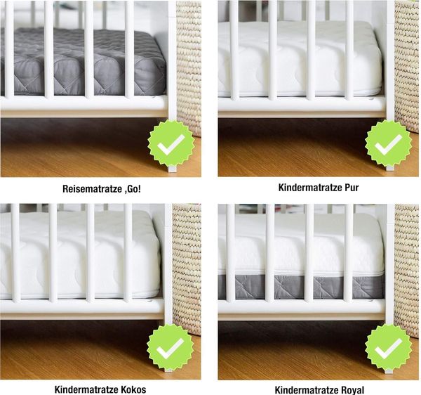 Ehrenkind® Kindermatratze Kokos | Baby Matratze 90x200 | Babymatratze 90x200 mit hochwertigem Schaum, Kokosplatte und Hygienebezug Bild 8