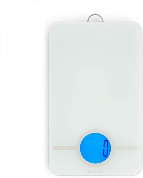 Brabantia Tasty+ Elektronische Küchenwaage 5 kg 1 g Grau Glas Kunststoff Glas