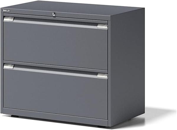 Hängeregistraturschrank Essentials, 2 Hängeregistratur à H 304 mm, Farbe anthrazitgrau