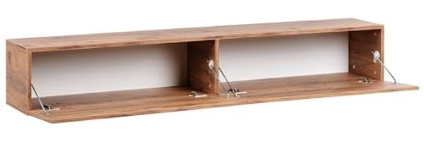 Wandmontierter TV-Schrank GLADSTONE Braun Bild 4