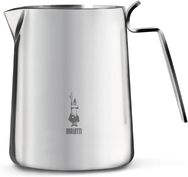 BIALETTI Milchkanne Bricco, 0,5 l, Edelstahl 18/10, zum Erwärmen, Kochen und Aufschäumen