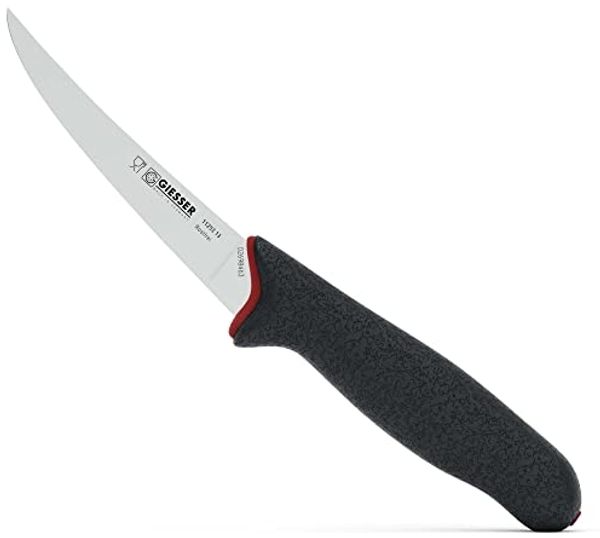 Johannes Giesser Messerfabrik PrimeLine Ausbeinmesser Messer, Chrom, Schwarz, 13 cm