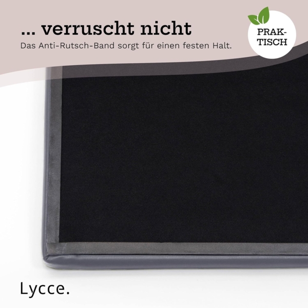 Lycce Bankauflage Lycce Bankauflage Kunstleder Klemmkissen 1 Leiste, weiche Polsterung, (1 St), Kunstleder (100.000 Scheuertouren), extra hohe Polsterung Bild 9