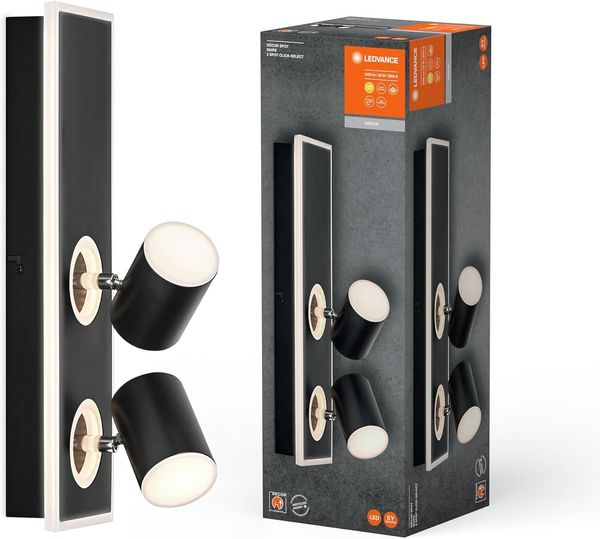 LEDVANCE Decor Spot Mars CLICK-SELECT Schwarz 2 Spot