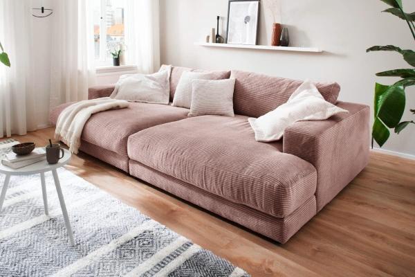 KAWOLA Big-Sofa MADELINE, Sofa Stoff od. Cord, versch. Ausführungen und versch. Farben