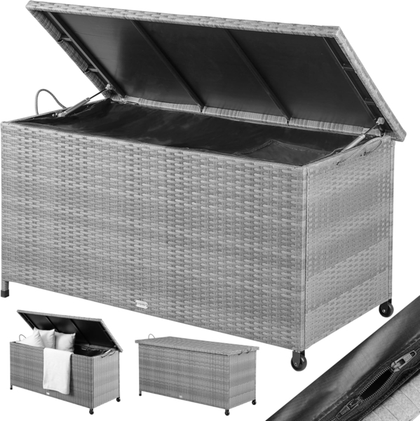 Casaria Auflagenbox, Aufbewahrungsbox UV beständig Wetterfest Garten