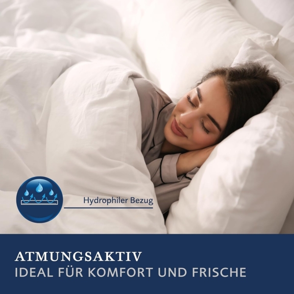 Billerbeck Decke Basic Faser ALCANDO UNO | Ganzjahresdecke 155x220 cm Bild 3