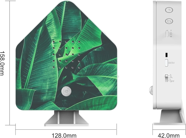 Northpoint LED Dekolicht Naturgeräuschebox Vogelzwitscher Bewegungsmelder Licht Aufladbar Bild 2