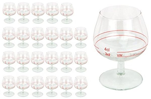 24er Set Cognacschwenker Casino 2cl + 4cl
