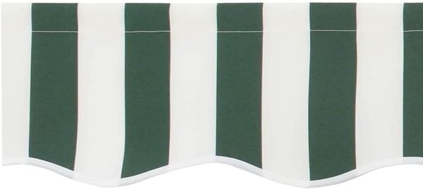 vidaXL Markisenschürzen-Ersatz Grün und Weiß 480 x 20 cm Polyester 42000811 Bild 7