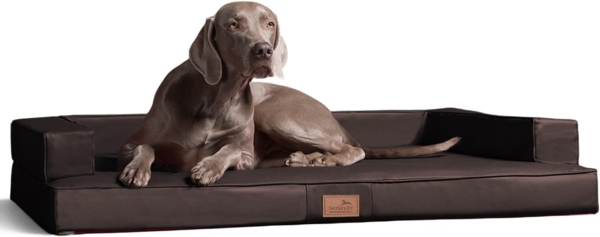 GIBSON Orthopädisches Hundesofa - 150x100cm, 01 Braun