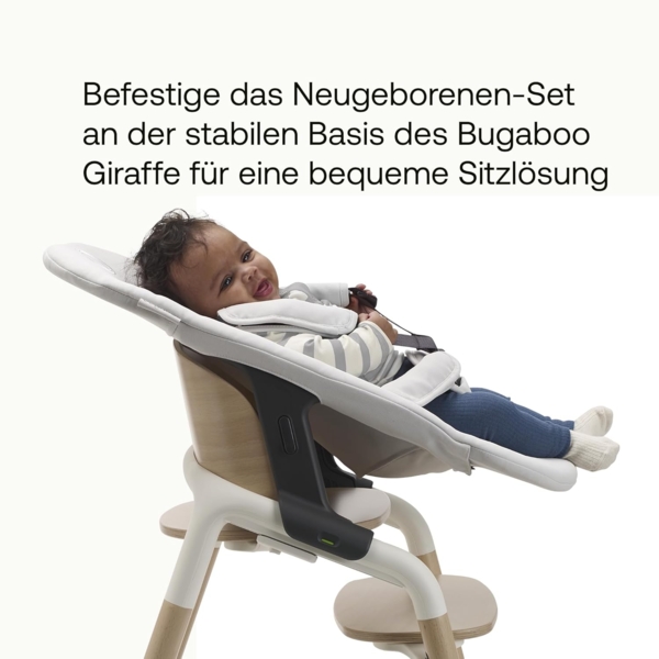 Bugaboo Giraffe Newborn Newbornaufsatz Set Tornado Grey Grau dunkel Bild 4